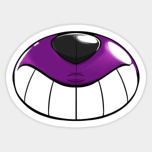 Pool toy muzzle, Purple Sticker